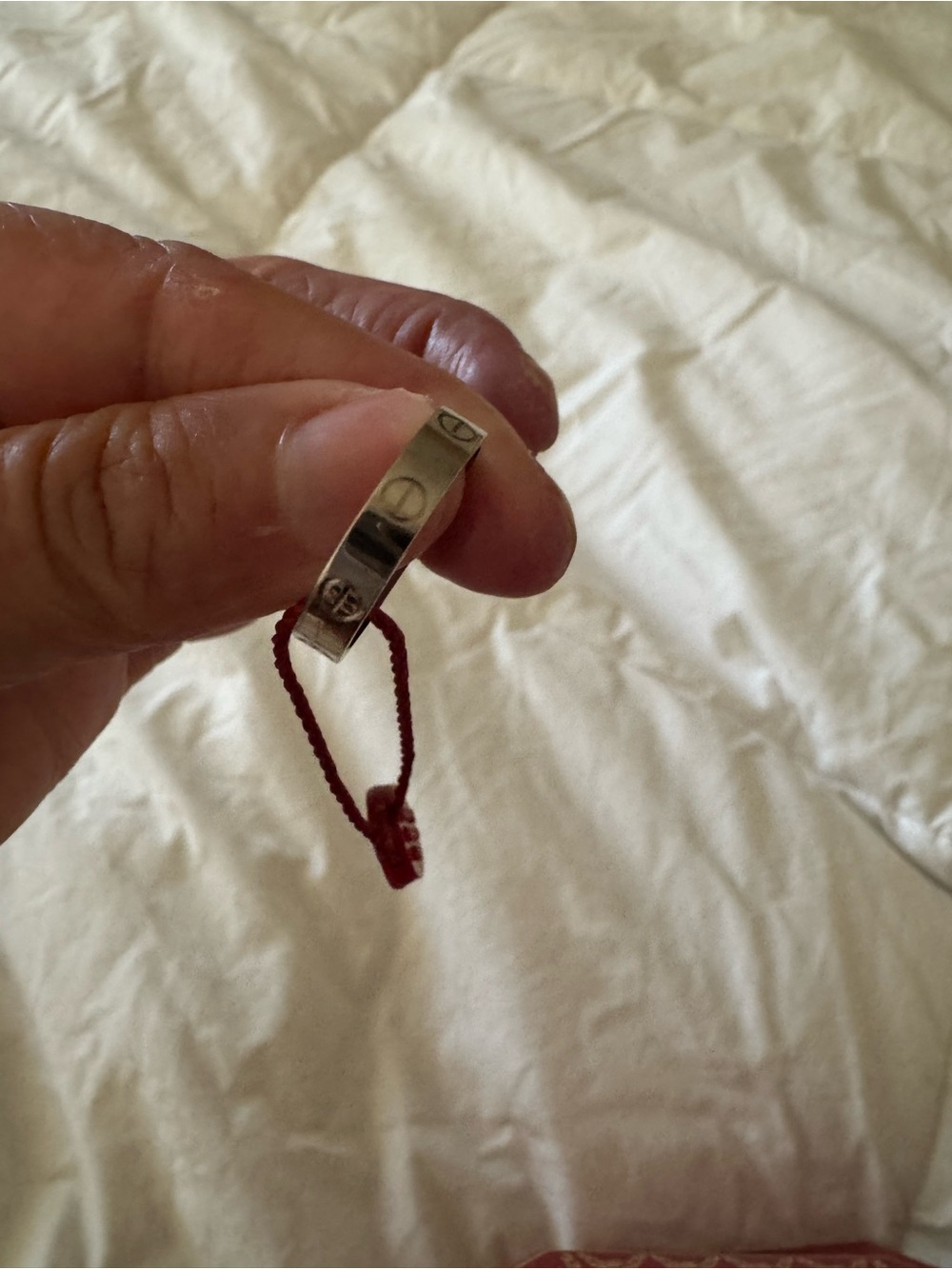 White Gold Cartier Ring NWT